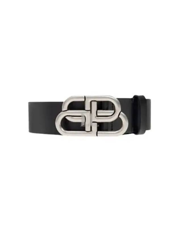 BB Extra 40 Leather Belt Black - BALENCIAGA - BALAAN 2