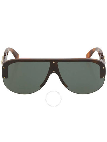 Versace Dark Green Shield Men's Sunglasses VE4391 531771 48 - VERSACE - BALAAN 1