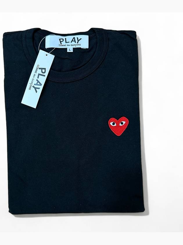 Red Heart T-Shirt Black - COMME DES GARCONS PLAY - BALAAN 2