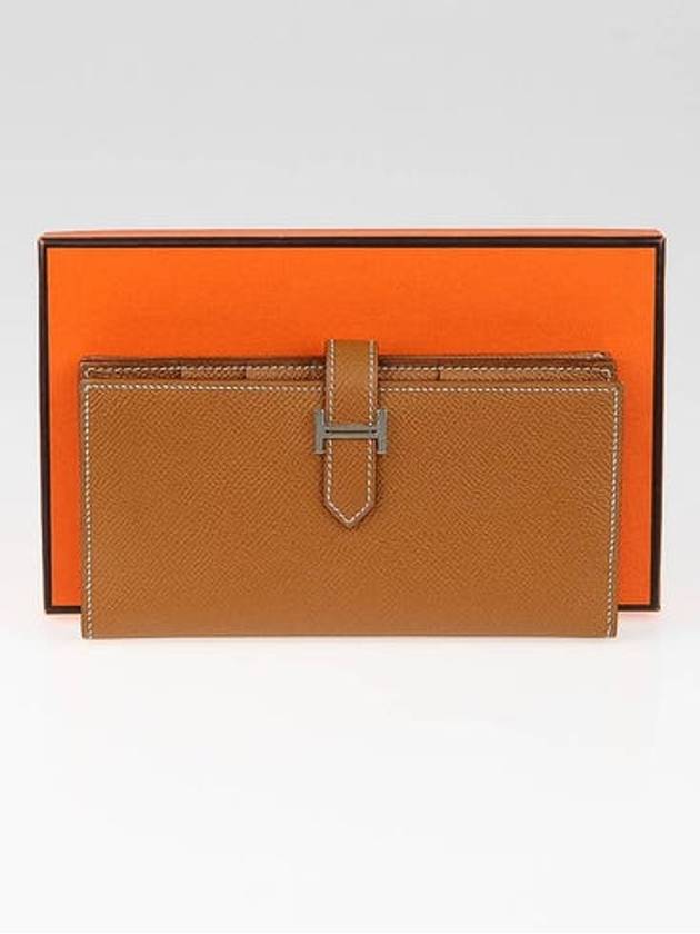 Bearn Long Wallet Brown - HERMES - BALAAN 3