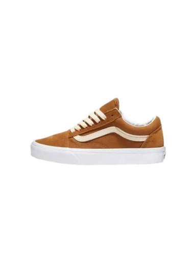 Old Skool Suede Low Top Sneakers Brown - VANS - BALAAN 1