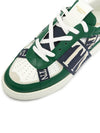 Men's VLTN Logo Low Top Sneakers Green - VALENTINO - BALAAN 8