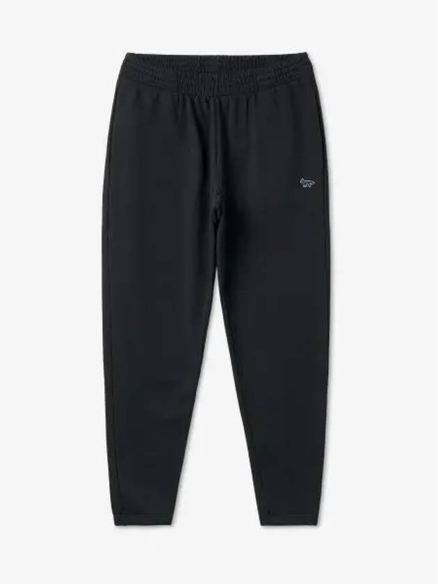 Men's Fox Patch Jogger Track Pants Black - MAISON KITSUNE - BALAAN 1