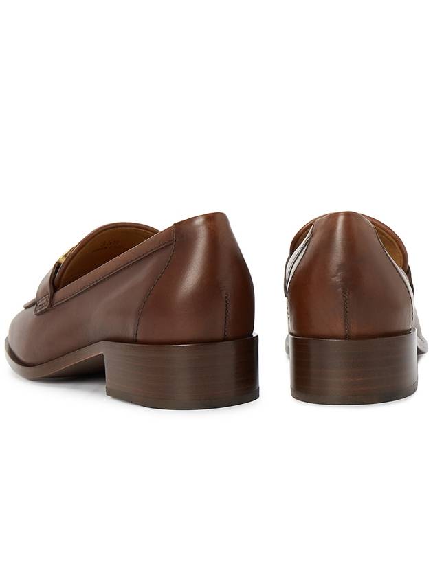 Logo Detail Loafers Brown - TOD'S - BALAAN 7