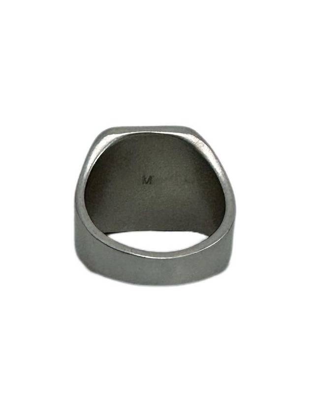 Debossed Icon Logo Ring Silver - VETEMENTS - BALAAN 6