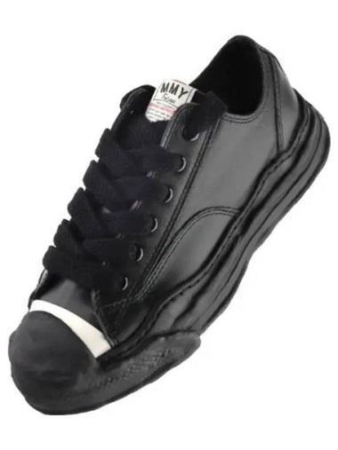 Hank Sole Leather Low Sneakers Women s - MIHARA YASUHIRO - BALAAN 1