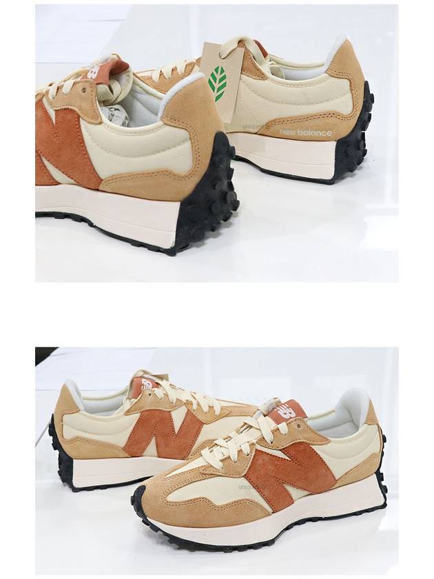 327 Low Top Sneakers Macadamia Nut - NEW BALANCE - BALAAN 5