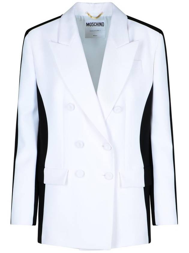 Moschino Black Polyester Blend Blazer - MOSCHINO - BALAAN 1