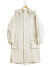 Water Repellent Hooded Parka Ivory - LEMAIRE - BALAAN 2