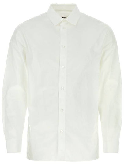 White Cotton Shirt J24DL0004J45001100 B0560956312 - JIL SANDER - BALAAN 2