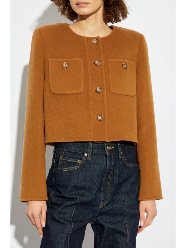 Ulla Johnson Wool Jacket Eve, Women's, Brown - ULLA JOHNSON - BALAAN 3