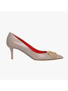 Valentino 5W2S0EN0 DSH P45 Garavani V logo heel - RED VALENTINO - BALAAN 2