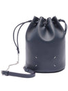 Women's Chain Tabi Bucket Shoulder Bag Navy - MAISON MARGIELA - BALAAN 3