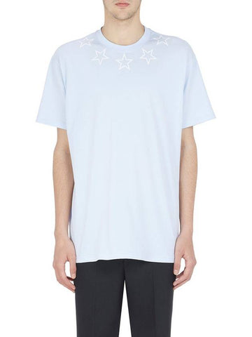 Multi Star Printing T-Shirt Sky 16J7136651 - GIVENCHY - BALAAN 1