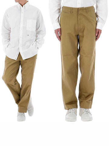 wide chino pants SUCS401E TAN - NANAMICA - BALAAN 1