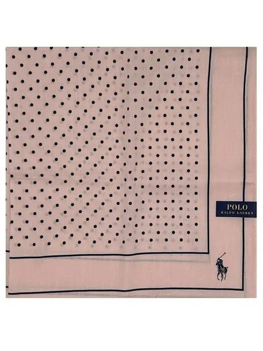 polo logo dot pattern handkerchief pink 1 - RALPH LAUREN - BALAAN 2