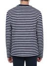 Fox Head Patch Regular Marin Long Sleeve T Shirt Navy Stripes - MAISON KITSUNE - BALAAN 5