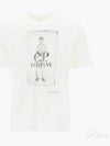 24/1 Jersey Artisanal Card Short Sleeve T-Shirt White - CP COMPANY - BALAAN 2