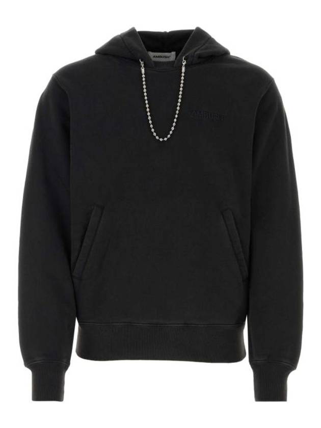 Hooded Sweatshirt BMBB001S24FLE001 1010 Black - AMBUSH - BALAAN 1