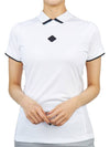 Women's Golfwear Enya Short Sleeve PK Shirt White - J.LINDEBERG - BALAAN 6