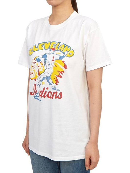 Women s Short Sleeve T Shirt CLEVELAND WHITE W - WILD DONKEY - BALAAN 2