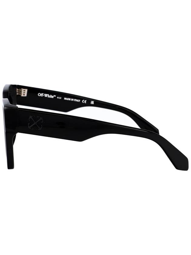 Eyewear Bold Design Square Frame Sunglasses Dark Grey - OFF WHITE - BALAAN 4