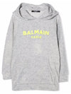 Kids Logo Hooded Sweatshirt 6P4630 V0014 906 - BALMAIN - BALAAN 2