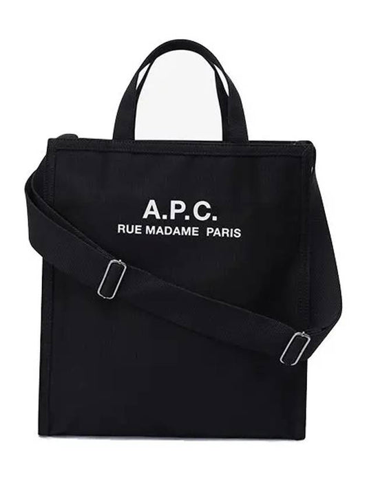 Recovery Logo Printing Cotton Tote Bag Black - A.P.C. - BALAAN 2