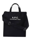 Recovery Logo Printing Cotton Tote Bag Black - A.P.C. - BALAAN 6