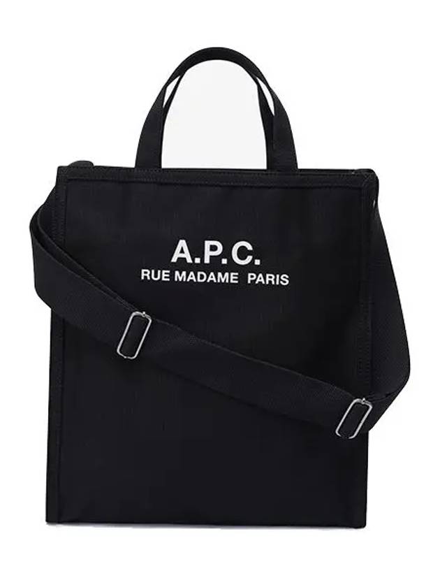 Recovery Logo Printing Cotton Tote Bag Black - A.P.C. - BALAAN 5