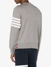 4 Bar Loopback Jersey Sweatshirt Light Grey - THOM BROWNE - BALAAN 6