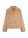 Celso Virgin Wool Jacket Camel - MAX MARA - BALAAN 3