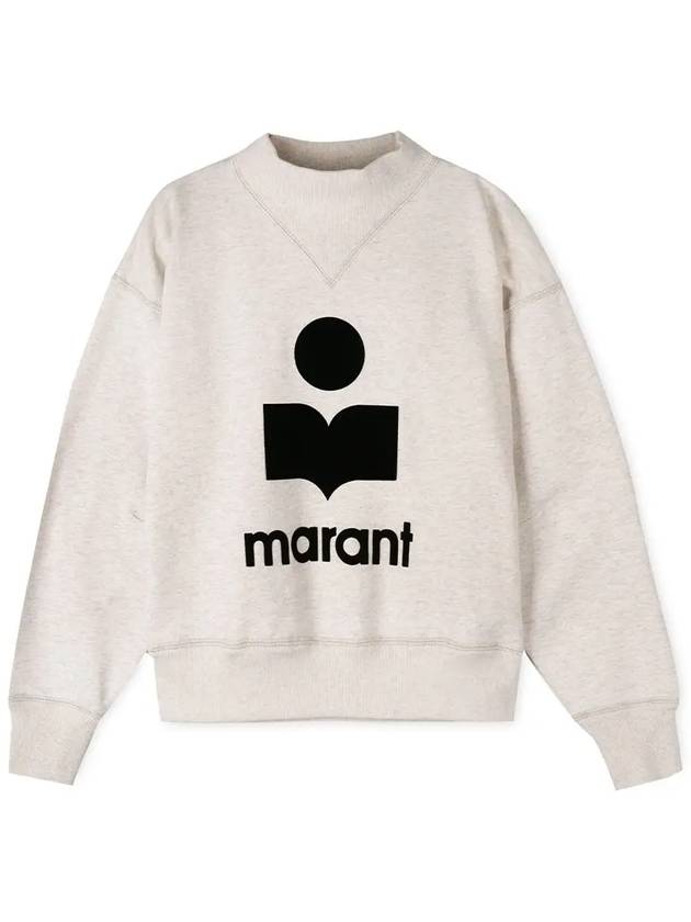 Moby Logo Print Sweatshirt Ecru - ISABEL MARANT - BALAAN 2