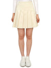 Adina Pleated Skirt Almond Milk - J.LINDEBERG - BALAAN 2