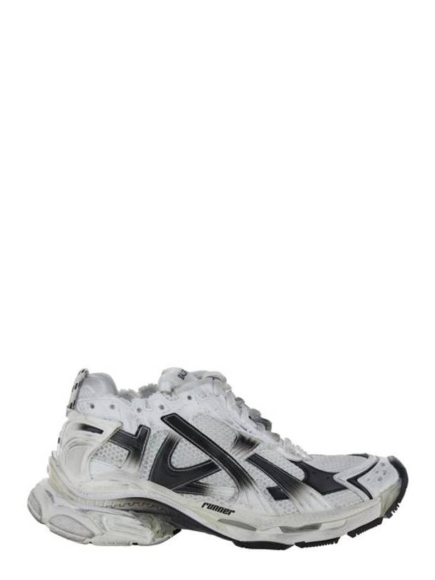 Runner Gradient Low Top Sneakers White Black - BALENCIAGA - BALAAN 1