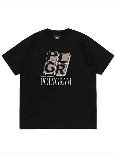 WINDOW PLGR T SHIRTS BLACK - POLYGRAM - BALAAN 1