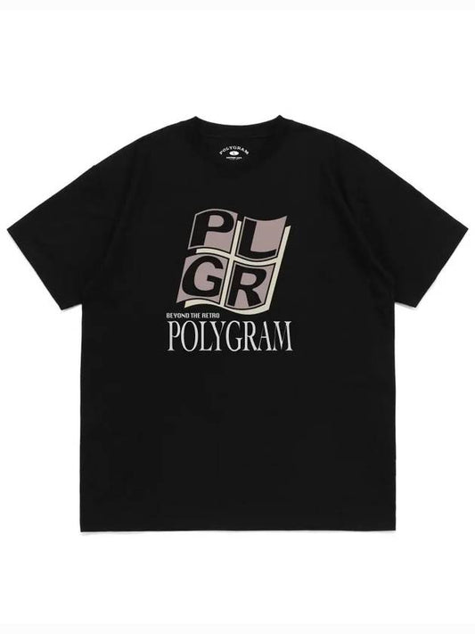 WINDOW PLGR T SHIRTS BLACK - POLYGRAM - BALAAN 1