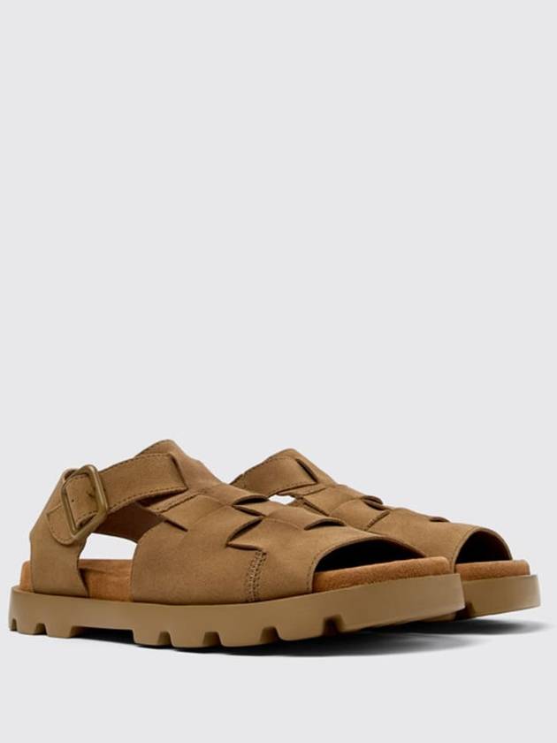 Brutus Nubuck Sandals Brown - CAMPER - BALAAN 3