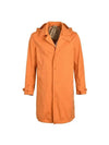 Men's Rider Parka Hooded Jacket Orange - TEN C - BALAAN 1