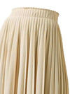 24SS KIKU Long Skirt Cream Yellow 2415771031 001 - MAX MARA - BALAAN 3