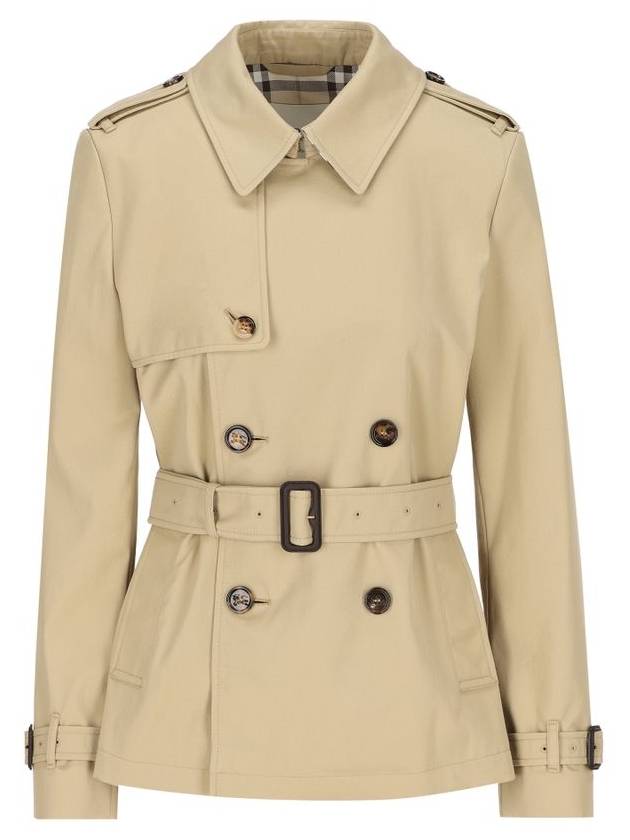 Burberry Coats Beige - BURBERRY - BALAAN 1