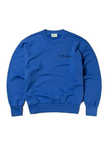 Aries Mini No Problem Sweatshirt Blue FTAR20009 - ARIES - BALAAN 1