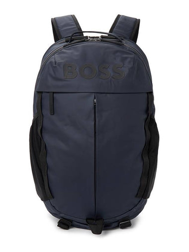 Stormy Rubberized Logo Backpack Navy - HUGO BOSS - BALAAN 1