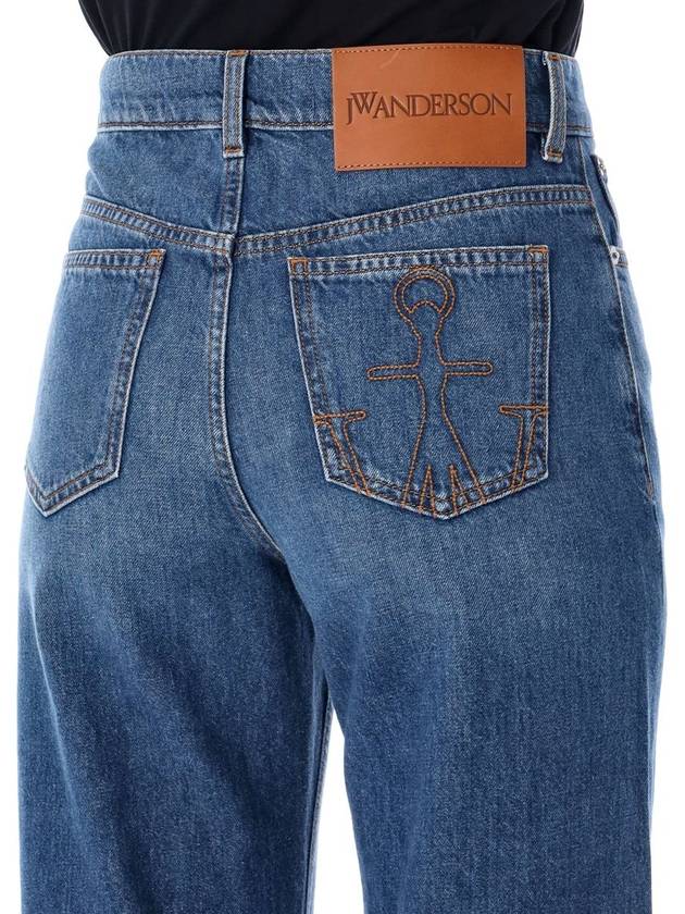 Turn-Up Denim Jeans Blue - JW ANDERSON - BALAAN 4