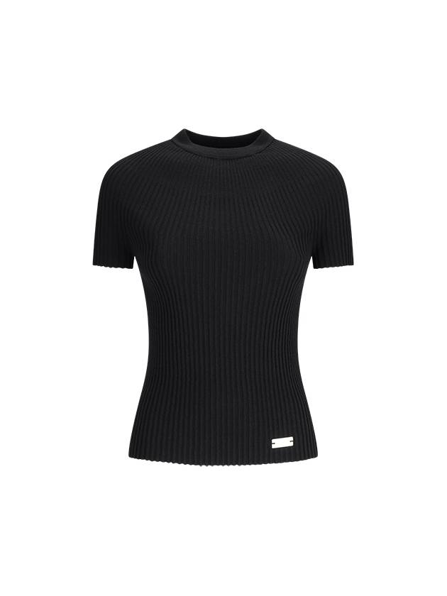 RIBBED KNIT TOP - BALMAIN - BALAAN 1