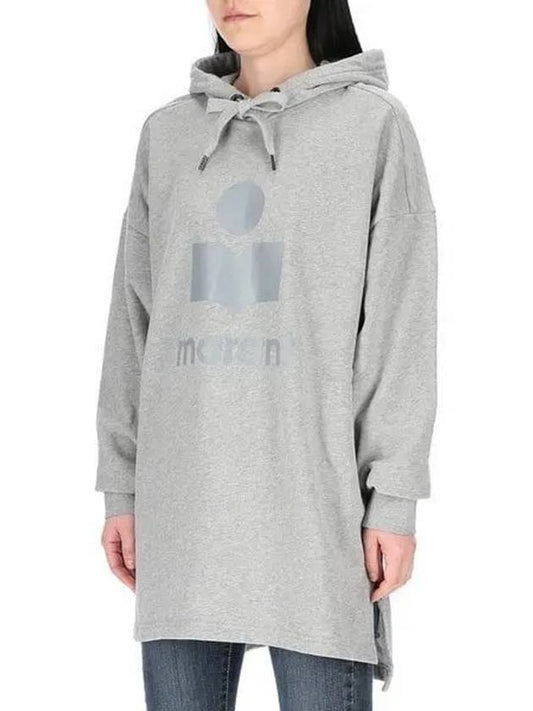 Shannon Logo Hoodie Grey - ISABEL MARANT - BALAAN 2