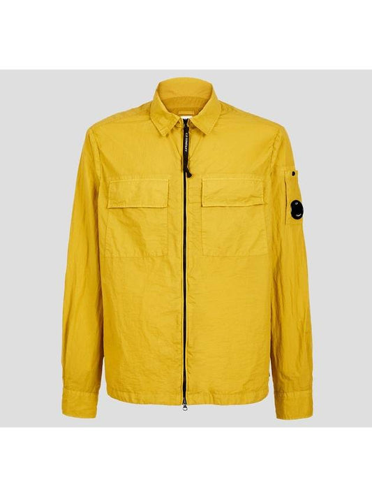 Men's Zip-Up Jacket Yellow - CP COMPANY - BALAAN 2