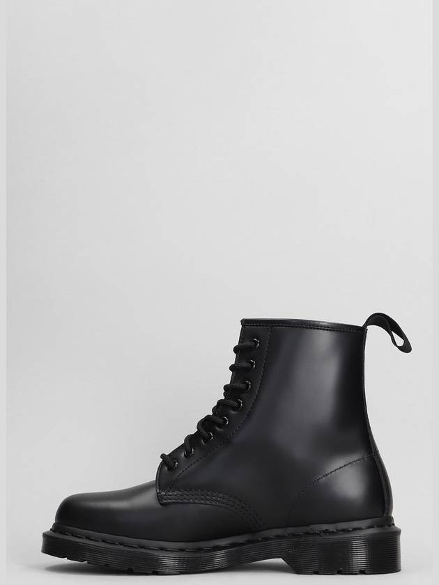 1460 Mono Milled Nubuck Leather Lace Up Worker Boots Black - DR. MARTENS - BALAAN 4