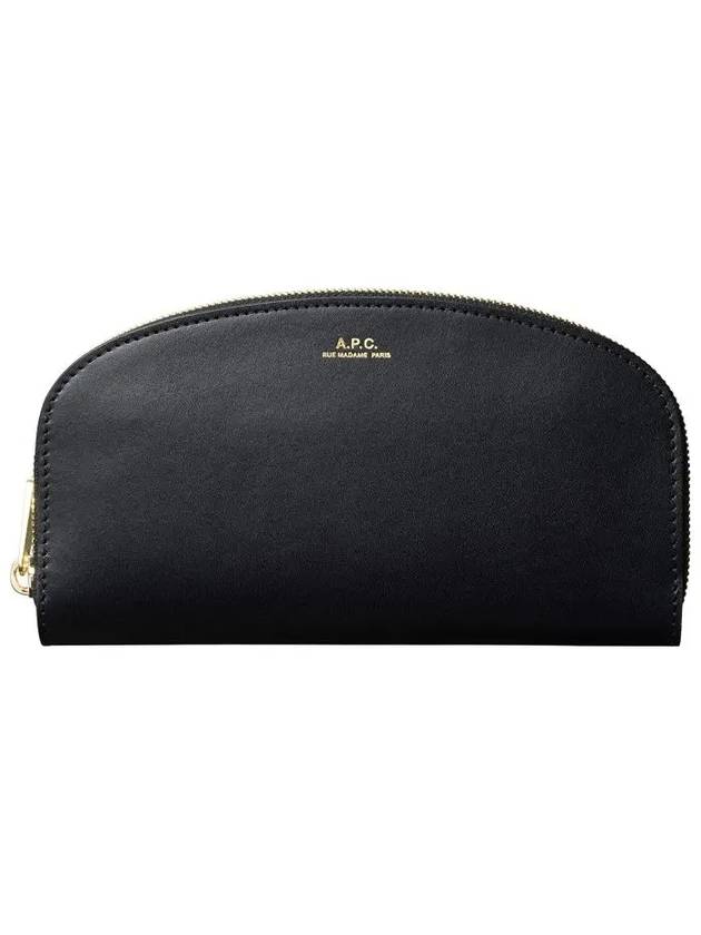 Demi Rune Gold Logo Zipper Long Wallet Black - A.P.C. - BALAAN 2