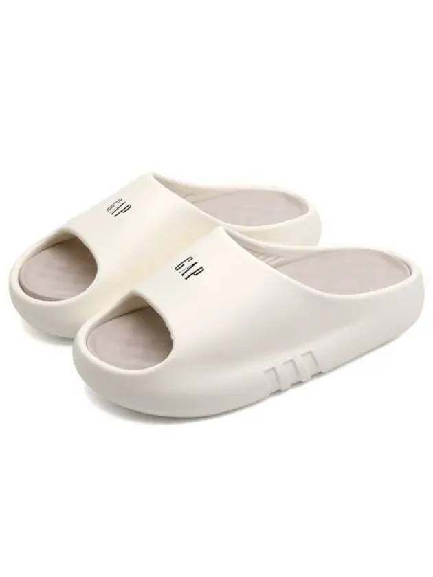 Soft tube double cushion slide slippers 143814 IVORY 643755 - GAP - BALAAN 1